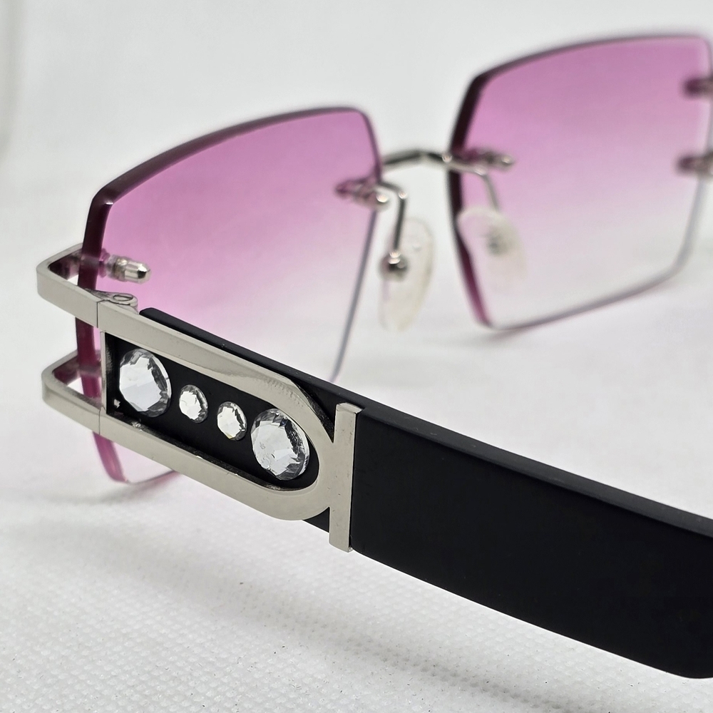 Porta Romana Sunglasses With Pink Lenses View 6